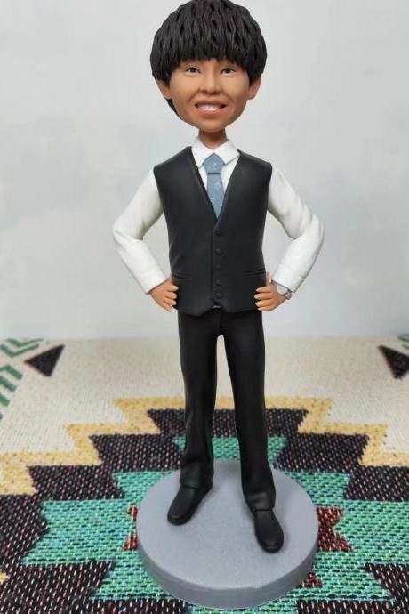 Custom 3d Art Doll From Photo | Custom Birthday Gift Figurine For Dad Father | Personalized Cake Topper Figure For Men | Custom Anniversary Gift
