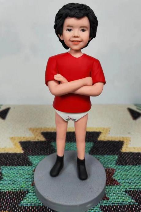 Custom 3d Art Doll From Photo | Custom Birthday Gift Figurine For Baby | Personalized Baby Shower Cake Topper Figure For Children | Custom
