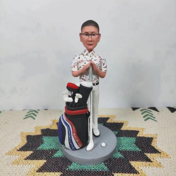 Custom 3D Art Doll From Photo | Custom Birthday Gift Figurine For Dad Father | Personalized Cake Topper Figure For men | Custom Anniversary Gift Minature Statue for Boyfriend Husband | Best Gift For him
